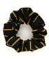 ECO TS22 BLACK/GOLD SCRUNCHIE              