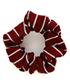 ECO TS24 MAROON/WHITE SCRUNCHIE            