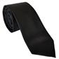 FUNERAL SATIN TIE - BLACK