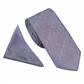 SPECIAL OFFER - TWEED CHECK TIE SET - BLUE