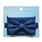 PAISLEY BOW TIE SET - NAVY