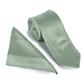 PLAIN LINEN LOOK SET - GREEN