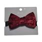 VELVET BOW TIE - BURGUNDY