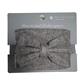 TWEED MIGE BOW TIE SET- LIGHT GREY