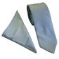 *NEW* PLAIN POLY TWILL TIE SET - MINT