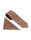 PLAIN POLY TWILL TIE SET - MOCHA