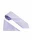 PLAIN POLY TWILL TIE SET - LILAC