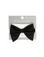 TEAR DROP BOW TIE SET - BLACK/WHITE