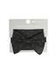 TEAR DROP PIN SPOT BOW TIE SET - BLACK