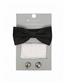 PAISLEY BOW TIE GIFT SET - BLACK/WHITE